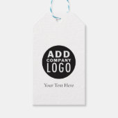 Eenvoudige moderne zakelijke Logo Corporate Gift L Cadeaulabel (Voorkant)