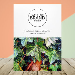 Eenvoudige, moderne zakelijke Logo drievoudige fot Drieluik Kaart