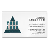 Eenvoudige, moderne zakelijke Logo Magnetisch Visitekaartje (Voorkant)