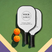 Eenvoudige, moderne zakelijke Logo Pickleball Paddle