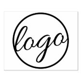 Eenvoudige moderne zakelijke Logo Rubberstempel (Afrduk)