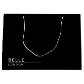 Eenvoudige Moderne Zakelijke Stijl Groot Cadeauzakje (Voorkant)