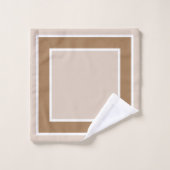 Eenvoudige moderne zanddollar bad handdoek (Wasdoekje)