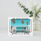 Eenvoudige Moderne Zwart Wit Key Foto Bewegend Aankondigingskaart (Staand voorkant)