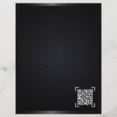 Eenvoudige moderne zwarte autohandel grand opening flyer (Achterkant)