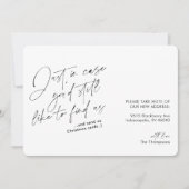 Eenvoudige moderne, zwarte en witte beweging aankondiging (Voorkant)