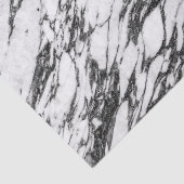 Eenvoudige moderne zwarte en witte marmer tissuepapier (Detail)