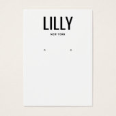 Eenvoudige, moderne, zwarte, witte Kaart (Voorkant)