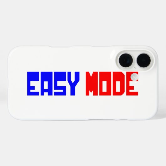 EENVOUDIGE MODUS Case-Mate iPhone CASE (Achterkant (horizontaal))