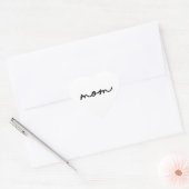 Eenvoudige Moeder Liefde Sticker | Moederdag (Envelop)