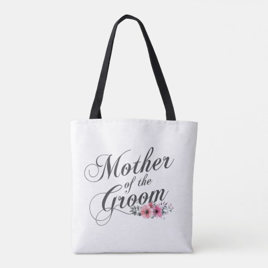 Eenvoudige moeder van de bruidegom bruiloft | Tote Tote Bag (Achterkant)