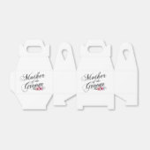 Eenvoudige Moeder van de Bruidegom Trouw | Favor d Bedankdoosjes (Uitgevouwen)