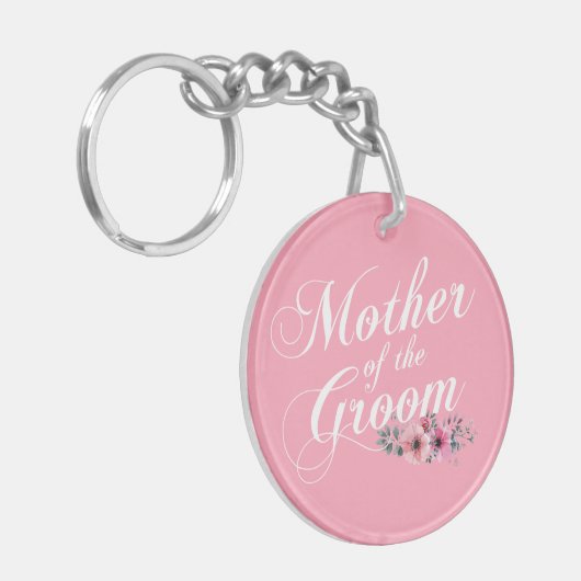 Eenvoudige moeder van de bruidegom trouw | Sleutel Sleutelhanger (Voorkant Links)
