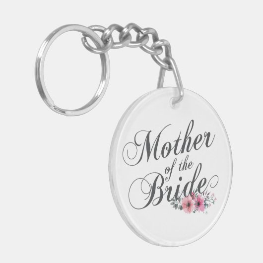 Eenvoudige moeder van het bruidhuwelijk | SLEUTELH Sleutelhanger (Voorkant Links)