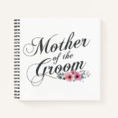 Eenvoudige moeder van het Groom Wedding | Laptop Notitieboek (Voorkant)
