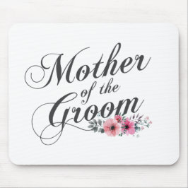 Eenvoudige moeder van het Groom Wedding | Mousepad Muismat