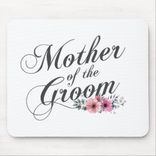 Eenvoudige moeder van het Groom Wedding   Mousepad Muismat