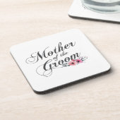 Eenvoudige moeder van het Groom Wedding | ONDERZET Bier Onderzetter (Linkerzijde)