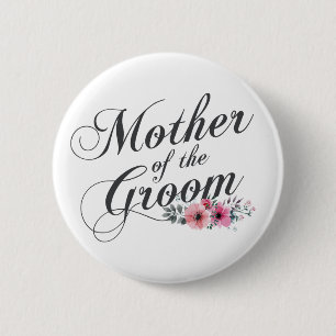 Eenvoudige moeder van het Groom Wedding   Pin-Butt Ronde Button 5,7 Cm