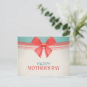 Eenvoudige Moederdag | BRIEFKAART (Staand voorkant)