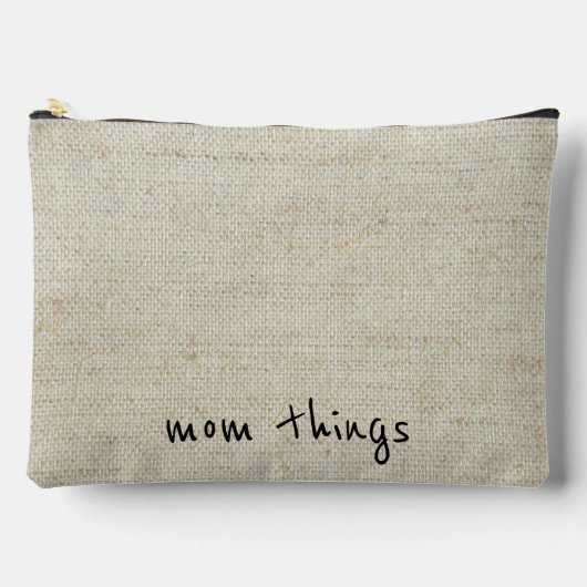 Eenvoudige Moederdag Minimal Print Cut Sew Bag Etui (Voorkant)