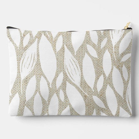 Eenvoudige Moederdag minimale linnen cosmetische t Etui (Achterkant)