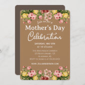 Eenvoudige Moederdag viering | Plattelandsthema Kaart (Voorkant / Achterkant)