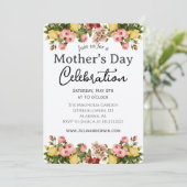 Eenvoudige Moederdag viering | Plattelandsthema Kaart (Staand voorkant)