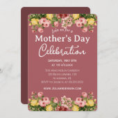 Eenvoudige Moederdag viering | Plattelandsthema Kaart (Voorkant / Achterkant)