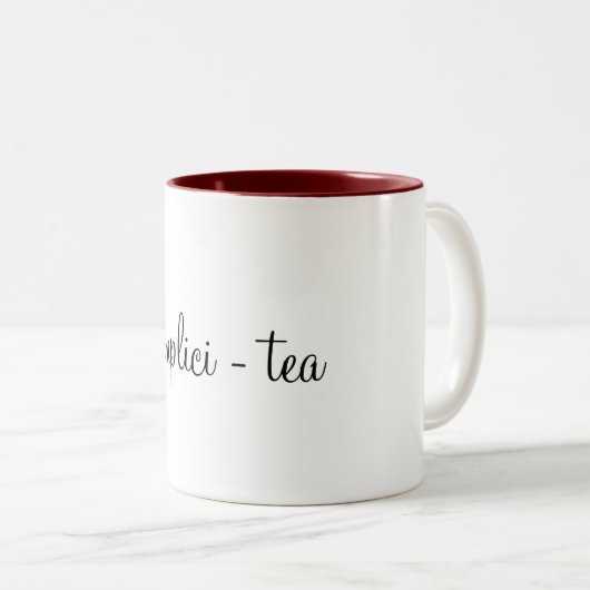 Eenvoudige Mok (Voorkant rechts)