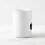 Eenvoudige Mok van een hond "eeeeeeeeee" (Center)