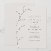 Eenvoudige momenten bruid ouders stoom afgeronde kaart (Voorkant / Achterkant)