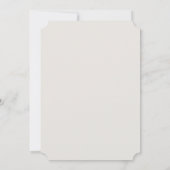 Eenvoudige momenten Ouders Stem Ticket Invitation Kaart (Achterkant)