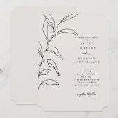 Eenvoudige momenten Ouders Stem Ticket Invitation Kaart (Voorkant / Achterkant)