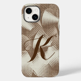 Eenvoudige Monogram Elegant Boho-telefoondraagtas Case-Mate iPhone 14 Hoesje