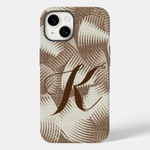 Eenvoudige Monogram Elegant Boho-telefoondraagtas Case-Mate iPhone 14 Hoesje