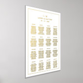 Eenvoudige Monogram Elegante Trouwdag Folie Afdrukken (Laagn)