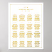 Eenvoudige Monogram Elegante Trouwdag Folie Afdrukken (Voorkant)