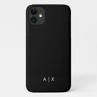 Eenvoudige monogram met koppelnaam Case-Mate iPhone case