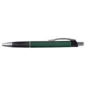Eenvoudige Monogram Naam Modern Donkergroen Pen (Bovenkant)
