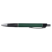 Eenvoudige Monogram Naam Modern Donkergroen Pen (Bodem)