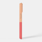 Eenvoudige Monogram Naam Typografie iPhone 15 Case (Rechterkant)