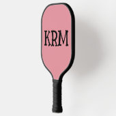 EENVOUDIGE MONOGRAM ROZE PICKLEBALL PADDLE (Links)