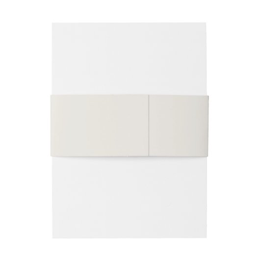 Eenvoudige monogram rustieke Boho bruiloft matchin Uitnodigingen Wikkel (Achterkant Voorbeeld)