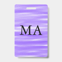 Eenvoudige monogram voeg je naam letter man minima badge