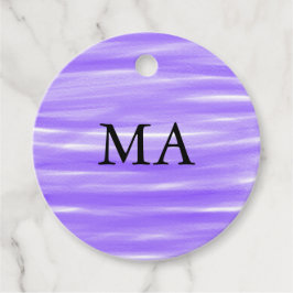 Eenvoudige monogram voeg je naam letter man minima bedankjes labels