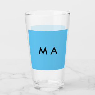 Eenvoudige monogram voeg je naam letter man minima glas