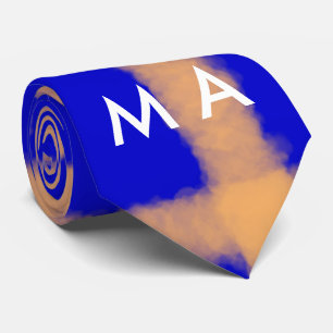 Eenvoudige monogram voeg je naam letter man minima stropdas