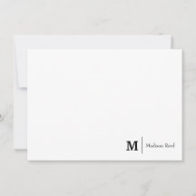 Eenvoudige Monogram Zakelijk