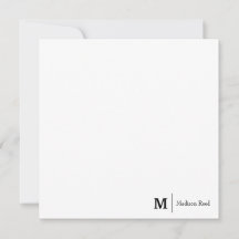 Eenvoudige Monogram Zakelijke